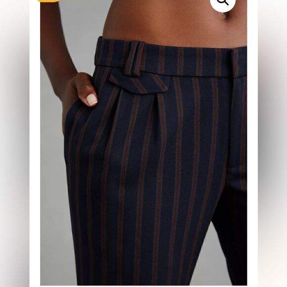 By Anthropologie low rise flare striped pants NWT - Picture 3 of 11